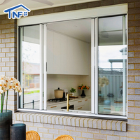 Ventanas Corredizas de Aluminio con Doble Vidrio Templado Reflectante de Diseño Moderno, Ventana Corrediza de Bajo Consumo para Casa