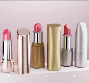 2024 Hot Selling Empty Aluminum Magnet Lipstick Tubes Makeup Cosmetic Packaging Lippie Luxury