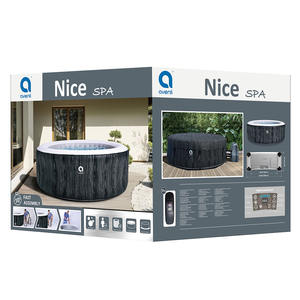 Jilong populares bañeras de hidromasaje inflables 6 personas forma redonda al aire libre spa masaje ocio spa - Product Image 3