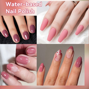 LILYCUTE Esmalte <span class=keywords><strong>de</strong></span> <span class=keywords><strong>Uñas</strong></span> Desprendible a Base <span class=keywords><strong>de</strong></span> Agua, 7ml, No Tóxico, con Brillo, <span class=keywords><strong>Color</strong></span> Natural, Secado Rápido, con Logotipo Personalizado - Product Image 5