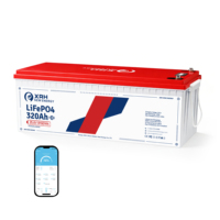 Batería de estado sólido LiFePO4 de 15000 ciclos 24V320Ah con protección contra baja temperatura, gestión inteligente y monitoreo Bluetooth para el hogar