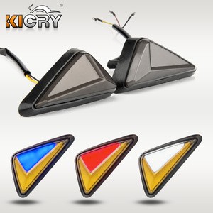 Xe Máy <span class=keywords><strong>Flush</strong></span> núi tam giác lần lượt tín hiệu ánh sáng nước chảy LED chỉ số đèn cho <span class=keywords><strong>Yamaha</strong></span> cho Honda cho Kawasaki cho SYM - Product Image 1