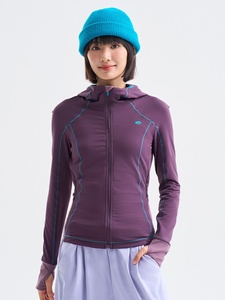 Spring Outdoor Sports Slimming Figure-flattering Hooded Poncho Curvy <strong>Women</strong> Quick-drying Lightweight Coat - Product Image 4