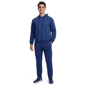 Conjunto Deportivo Unisex 2 en 1 con Capucha, 100% Algodón, para Gimnasio, Entrenamiento, Fitness, Jogging, con Estampado Animal y Lavado Ácido, para Invierno - Product Image 1