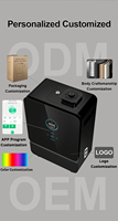Difusor de Aroma Comercial para Vestíbulos de Hotel, 500 ml, Sin Agua, Control por Aplicación WiFi USB, Purificador de Aire de Aluminio para Espacios Grandes