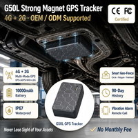Meilleures ventes, traceur GPS magnétique 4G étanche longue durée 10000 mAh G50L pour véhicule/actifs/fret/flottes