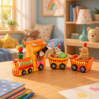 Figurines en résine Redeco sur le thème du cirque : Singe, Éléphant, Ours – Décoration de maison, Cadeau, Vente en gros, Logo personnalisé