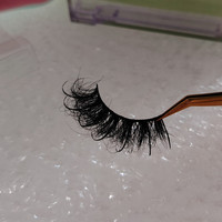 Fournisseur en gros de faux cils en bande, cils en fourrure de vison véritable, boucles en D, cils moelleux, 20 mm, cils effilés, cils en bande complète