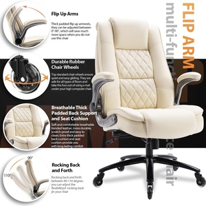Chaise de bureau de haute qualité, design ergonomique, chaise d'ordinateur, montage facile, chaise de direction, chaise pivotante, pur <span class=keywords><strong>plaisir</strong></span> de la posture assise - Product Image 2