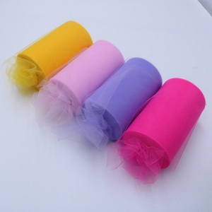 Rouleaux de tulle de 6 pouces sur 100 yards, bobine de tulle, tissu pour bricolage, mariage, baby shower, artisanat, décorations, fournitures de fête - Product Image 1