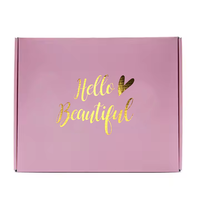 Paquet de cheveux noirs avec logo personnalisé extension de cheveux paquet de boîte-cadeau créative et étui boîtes de perruque boîte d'emballage de couleur de cheveux