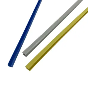 PVC Plastic Profiles Good Quality Custom Manufacturing Glossy Surface Pvc Extrusion Profiles