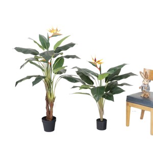 Plante artificielle Oiseau de paradis Dream Castle en plastique PE, décoration intérieure, ameublement, verdure, plante en pot - Product Image 4