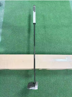 Tête de putter de golf forgée OEM à faible balancier pour droitier, face pressée à chaud à couple nul, en acier inoxydable, avec grip en caoutchouc étanche et headcover