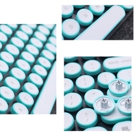 Factory 108 Keys Backlit Keycaps for Mechanical Keyboard Steampunk Retro Mechanical Keyboard Keycap