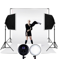 Écran LED bicolore à distance Boîte à lumière douce Studio de photographie Film Film Photo Shooting Live Streaming Video Recording Soft Box