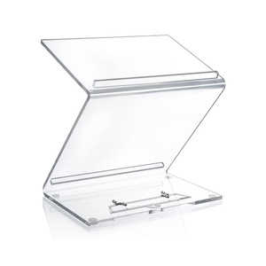 Custom <strong>Acrylic</strong> Book Stand Deluxe Tabletop <strong>Sit</strong> Lucite Stand Shtender