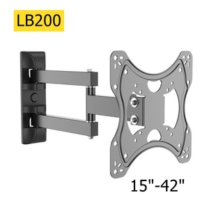 Support mural pour téléviseur à mouvement complet 180° °   Rotation ±15° °   Support mural inclinable pour téléviseur 26-55 pouces 30 kg VESA 400x400 mm <span class=keywords><strong>Bras</strong></span> en acier laminé à froid - Product Image 4