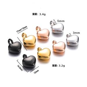 Custom Cremation Heart Urn <strong>Necklace</strong> <strong>Ashes</strong> Stainless Steel Vintage Memorial Pendant <strong>Hold</strong> Gold Heart Keepsake Jewelry Gift - Product Image 3