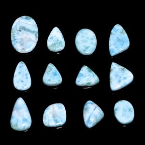 Cabujón de piedras preciosas sueltas High on Larimar, piedras preciosas sueltas Larimar para hacer joyas disponibles a precio a granel, piedras preciosas de forma mixta - Product Image 2