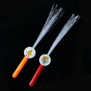 Birthday Rave Party Glow in the Dark LED Flashing Sticks Varitas de fibra óptica Con 3 modos de flash - Product Image 4