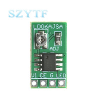 DC 3.3V-3.7V-5V LED Driver 30-1500MA Module de carte de commande PWM à courant constant réglable pour lampe de poche LED USB 18650 Li-ion