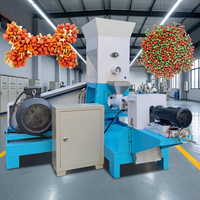 Machine d'extrusion automatique pour la fabrication d'aliments pour poissons (crevettes coulantes, croquettes flottantes pour poissons-chats) et d'aliments pour chats et chiens - Offre Spéciale