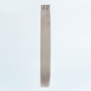 Extensions de cheveux humains vierges à double trame, 100g, origine européenne, qualité supérieure, résistantes à la chute, couleur claire, nouveau donneur pour - Product Image 2