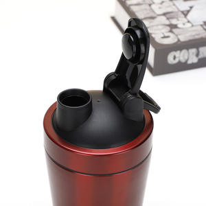 Botella mezcladora de acero inoxidable XK-099 de 500ml/750ml, aislada, reutilizable, deportiva, para mezclar proteínas y bebidas fitness. - Product Image 5