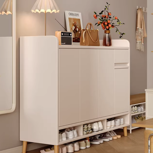 Zapatero Moderno y Sencillo de Gran Capacidad, Mueble para el Hogar, Solución de Almacenamiento Económica para Sala de Estar, Tamaño Pequeño - Product Image 1