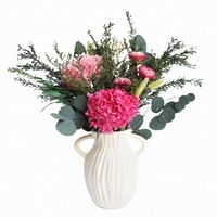 Nieuwe Bosstijl Wabi-Sabi Luxe Huisdecor Gemengde Droge Bloemen Boeket Chinese Bewaarde Planten Arrangement