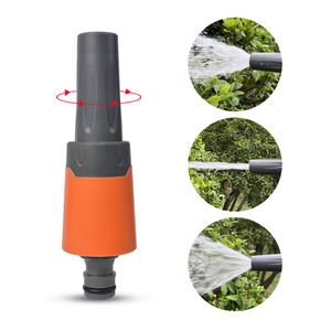 Ensemble de pistolets à eau à pulvérisation directe, connecteur rapide 1/2, pour jardin, maison, lavage de voiture, buse orange et noire - Product Image 4