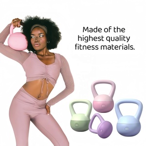 CZFIT Soft Kettlebell Set for <b>Strength</b> <b>Training</b> Home Workouts Wide-Handle Soft-Sided Cushioned Base for Men Women Cast Iron - Product Image 1