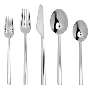 Ensembles de couverts en acier inoxydable finition miroir de luxe de haute qualité pour restaurants livraison rapide vaisselle en métal à faible quantité minimale de commande - Product Image 6