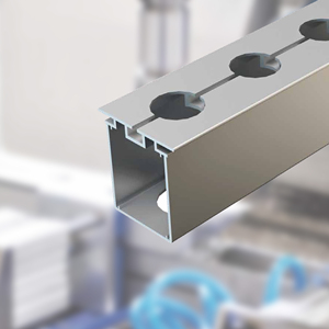 Système de stand modulaire incurvé léger en tissu de 62 mm pour salon professionnel avec graphismes interchangeables - Product Image 3
