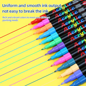 260-रंग का सीधा तरल मार्कर ने कागज और सीडी पर लिखने के लिए छात्र कला के लिए स्थायी स्याही के साथ सेट किया - Product Image 3