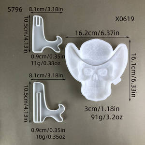 แม่พิมพ์เรซิ่นซิลิโคนทำมือ สำหรับงาน DIY สไตล์อินส์ ของตกแต่ง และอุปกรณ์ทำเค้ก สำหรับงานเรซิ่น แม่พิมพ์ปูนปลาสเตอร์ - Product Image 3