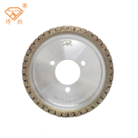 Roue diamantée segmentée extérieure 175*12*10 pour machine à rectifier le verre à double bord droit