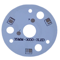 Plaques de base en aluminium pour 3030 LED, cartes de circuit circulaires 2835, accessoires d'éclairage LED SMD à montage en surface, DIY 1 à 6W