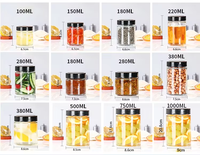 Boîte cadeau personnalisée de luxe en verre pour sachet de miel avec bouchon métallique - Emballage vide