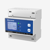 Compteur de facturation d'énergie prépayée kwh Cloud TOU monté sur rail DIN monophasé