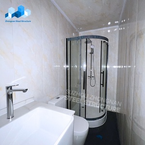 Đúc Sẵn Modular Sang Trọng Cửa Hàng Di Động Nhà Modular 20ft 40ft Vườn Container Trang Web Văn Phòng Thép Xây Dựng Nhà Đơn Vị Trung Quốc - Product Image 5