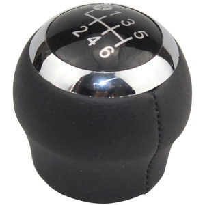 Pommeau de levier de vitesse en cuir, 6 vitesses, tête de levier de vitesse manuelle pour Toyota Corolla Yaris, conception ergonomique - Product Image 1