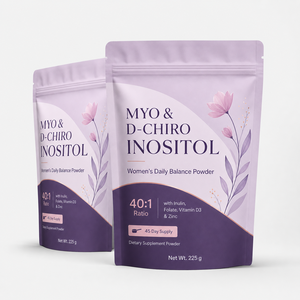 Poudre de Myo & D-Chiro Inositol pur, rapport 40:1, pour le soutien de la santé reproductive avec Vitamine D3, Folate, Zinc, sans OGM, prix en gros - Product Image 1