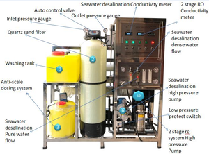 Planta Desalinizadora de Agua de Mar de 250L/H, Económica, en Venta, Sistema de Tratamiento de Agua Salada, Sistema Comercial de Purificación de Agua - Product Image 3