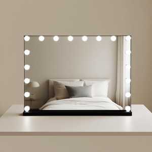 Detachable 10x Magnifying LED Cosmetic <strong>Mirror</strong> Large 80x60cm Desktop or Wall Mounted for Makeup Rooms and Salons - Product Image 1