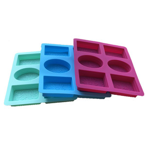 6 khoang 3D làm bằng tay sáng tạo lá hình Silicone xà phòng khuôn làm bằng tay xà phòng khuôn xà phòng - Product Image 3