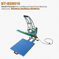 Impresora manual de gran tamaño, máquina de transferencia de prensa de calor, 40x60 60x80 80x100, para ropa industrial, tela de camiseta