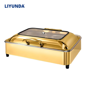 Chauffe-Plats Commercial LIYUNDA 9L en Acier Inoxydable – Plat de Buffet Isotherme pour Restaurants, Hôtels et Traiteurs - Product Image 4