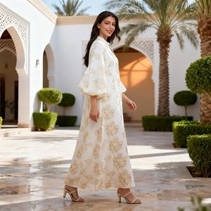 Luxury High Quality Fabric Custom Abaya <b>Dress</b> <b>for</b> Muslim <b>Women</b> Wedding and Evening Occasions - Product Image 4